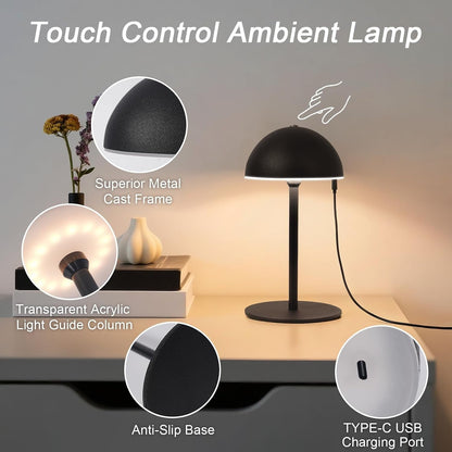 Cordless Table Lamp 5200Mah Rechargeable Lamp5