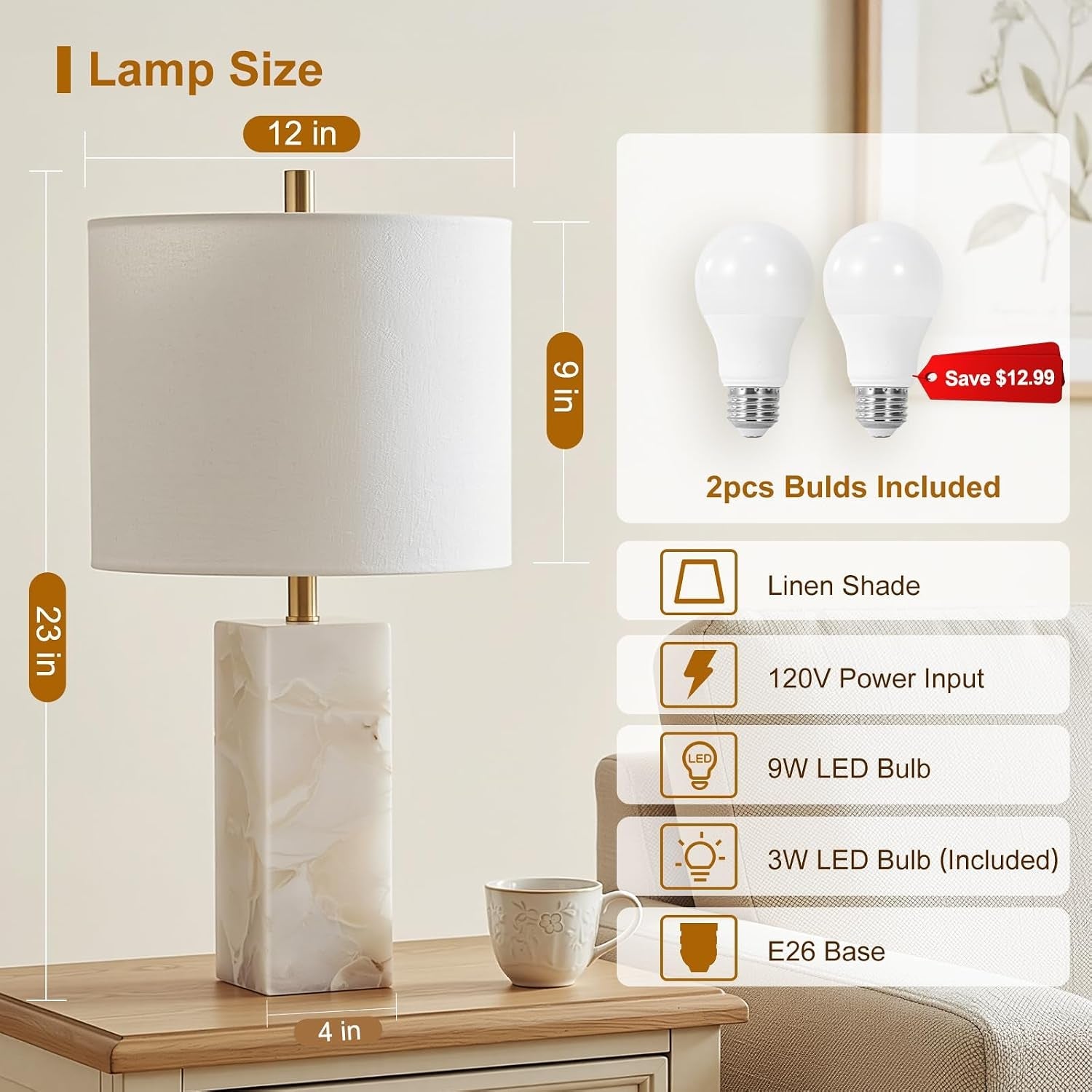 23-alabaster-table-lamp-set-of-2-with-night-light-for-living-room-rotary-switch-bedside-lamp-with-linen-shade-for-bedroom-modern-nightstand-lamps-for-room-office-dorm-bulb-included