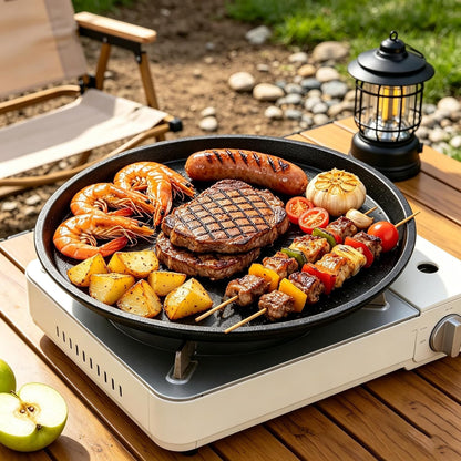 Cast Iron Fajita Plate, Skillet Pan, Steak Platter (9 Inch)8