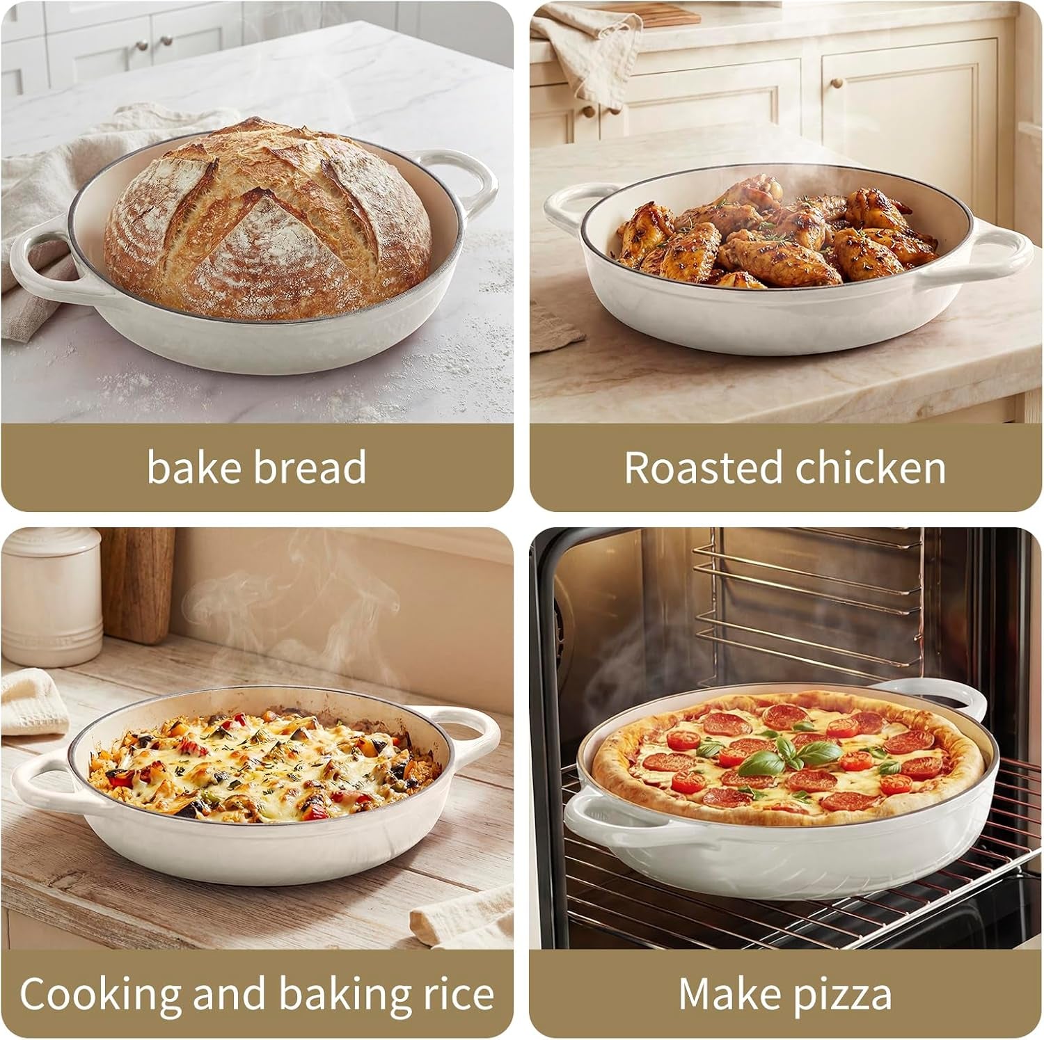 dutch-oven-cast-iron-bread-oven-with-cloche-dome-lid-for-baking-sourdough-artisan-bread-pizza-enameled-cast-iron-combo-cooker-for-baking-braising-roasting-magenta-enameled-finish