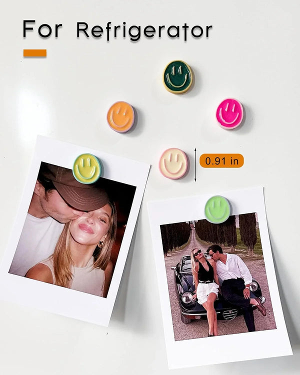 12 Pcs Cute Fridge Magnets, Fun Colorful Decorative Magnets for Lockers, Offices, Schools and Homes(12 Pcs - Mixed)6