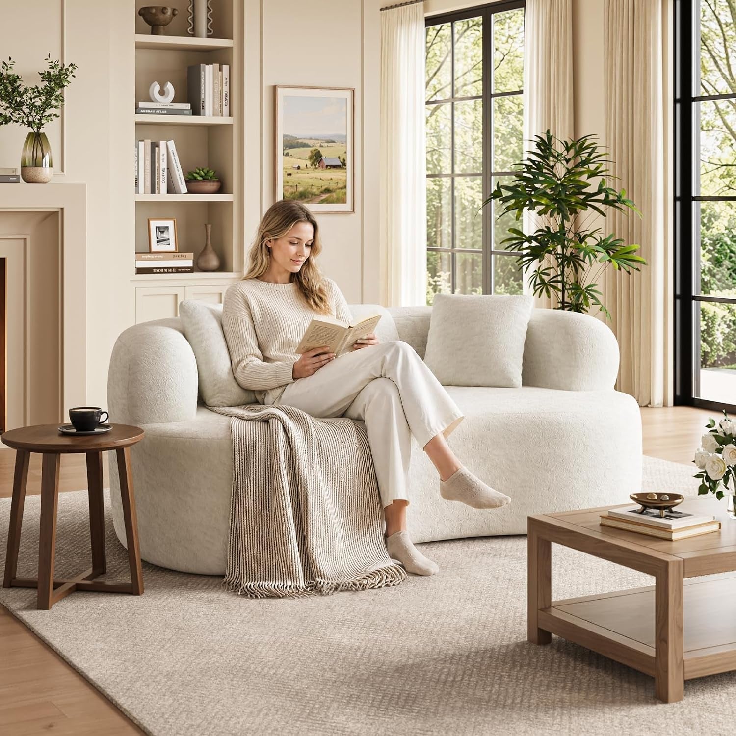 66-boneless-loveseat-sofa-modern-curved-couch-for-small-spaces-cream-white