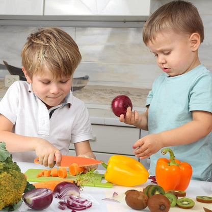 48 Pcs Kid Cooking Kitchen Knife Set, Plastic Serrated Edges Children'S Safe Nylon Knives for Cutting Fruit Bread Cake Salad Lettuce Kids Cooking Supply3