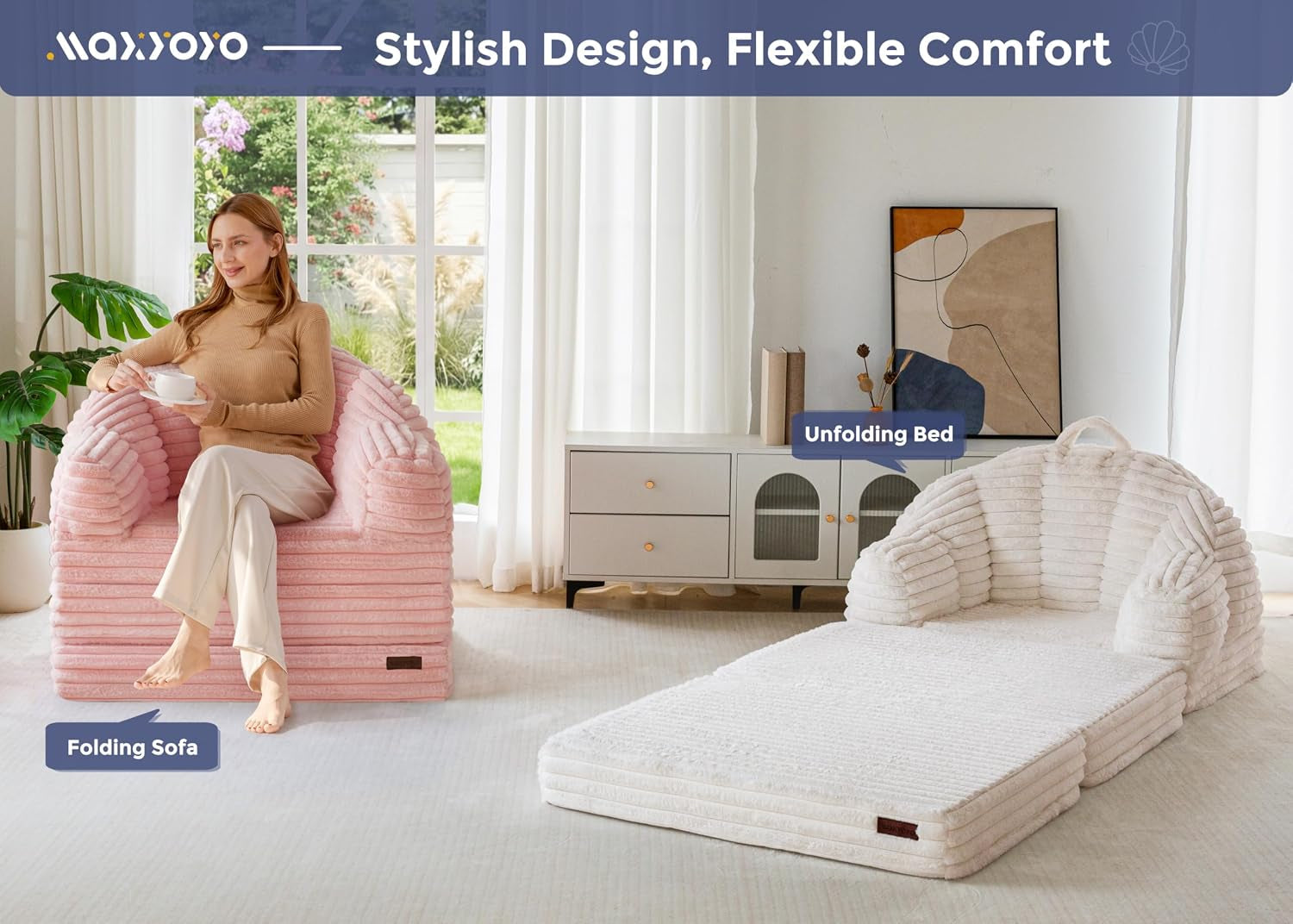 folding-sofa-bed-chair-sleeper-chair-for-adults-faux-fur-single