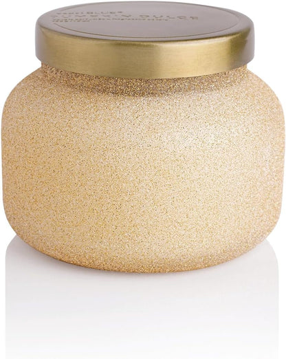 Capri Blue Signature Glam Jar Candle - Long Lasting Soy Wax Blend - Glitter Candles for Home Scented with Luxury Holiday Scents (Pumpkin Dulce, 19 Oz)1