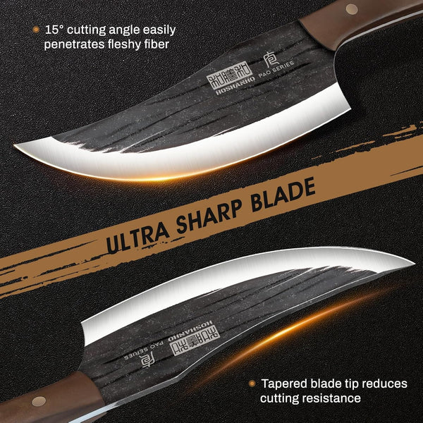 6" Viking Knife, High Carbon Steel Butcher Kitchen Chef Knife2