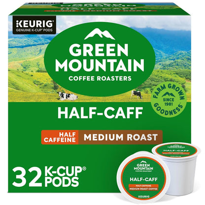 Half Caff, Single-Serve Keurig K-Cup Pods, Medium Roast Coffee Pods, 32 Count1