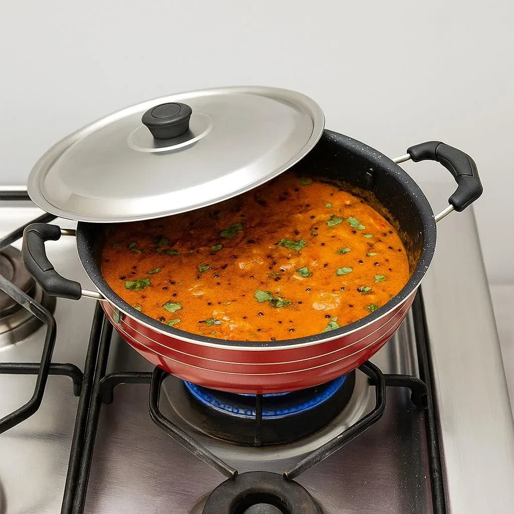 nonstick-kadhai-with-lid-2l-all-purpose-pan-deep-fry-pan-for-indian-cooking-stir-fry-aluminium-wok-deep-fry-skillet-cookware-cooking-pan