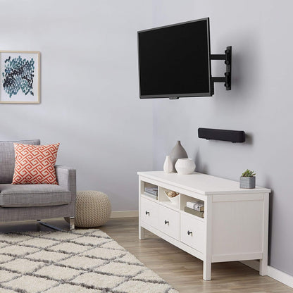 Full Motion Articulating TV Wall Mount, with Swivel and Tilt, for 26" to 55" Tvs and Flat Panels up to 80 Lbs, VESA Compatible, Single Stud, Black10