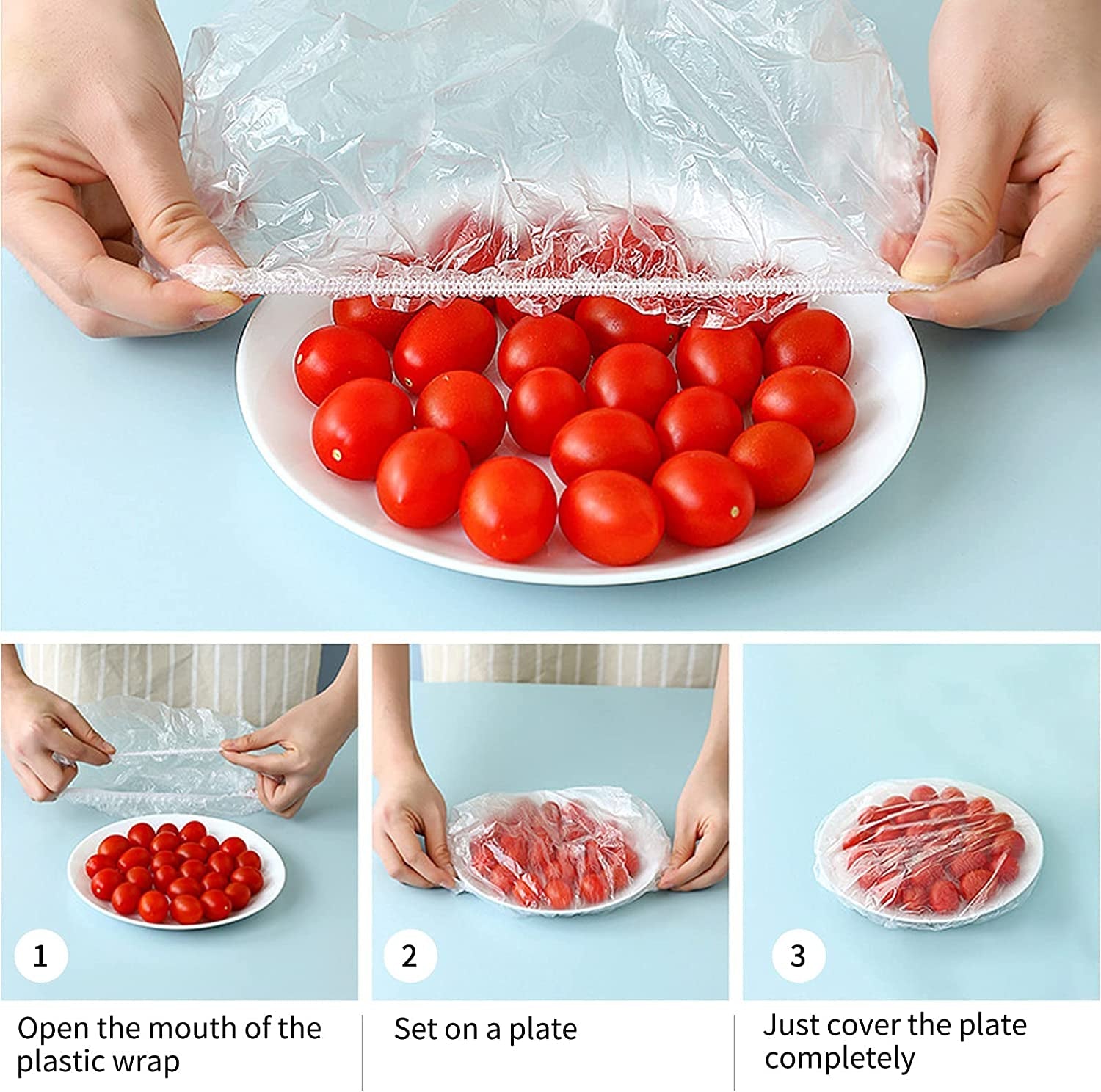 200pcs-bowl-covers-bread-proofing-plastic-wrap-for-food-sourdough-bread-baking-rising-elastic-reusable-plate-covers-outdoor-food-fresh-keeping-bags-shower-cap-hair-deep-conditioning