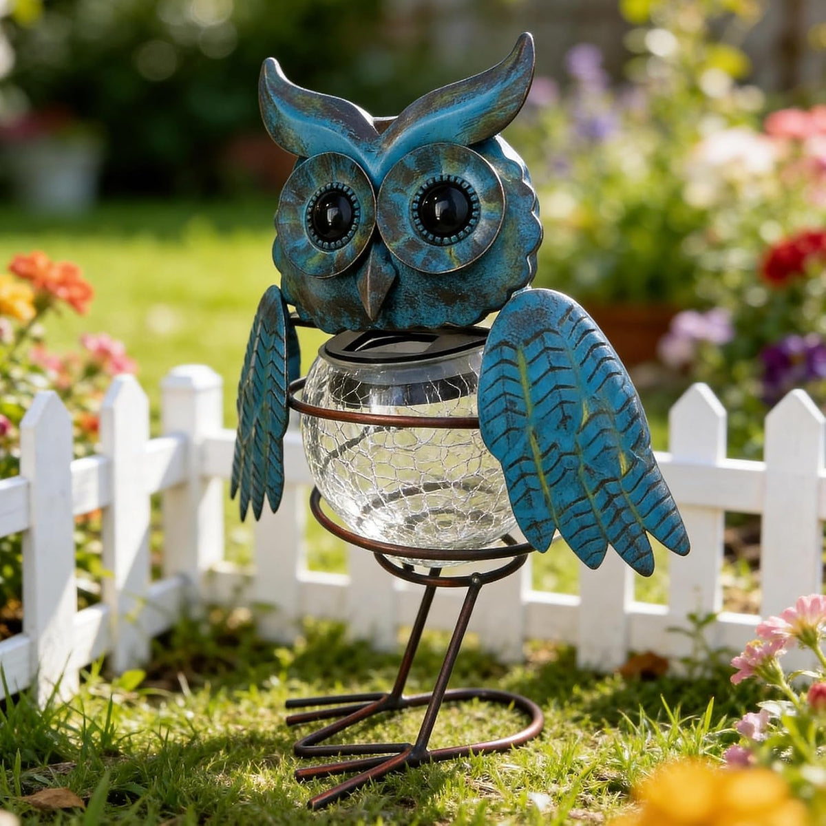 solar-lights-outdoor-garden-owl-decor-vibrant-blue-metal-owl-solar-light-waterproof-with-glowing-crackle-glass-globe-yard-art-statue-for-lawn-porch-patio-garden-gifts