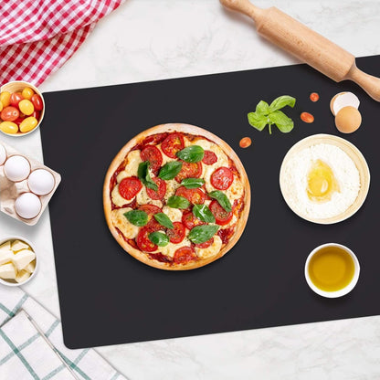 Silicone Mats for Kitchen Counter, Large Silicone Countertop Protector 25" by 17", Nonskid Heat Resistant Desk Saver Pad, Multipurpose Mat, Placemat, Black7