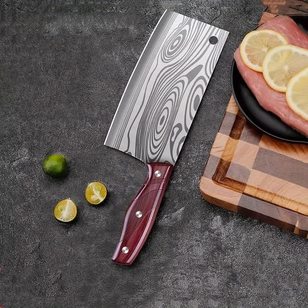 Meat Cleaver,Cleaver Knife Kitchen Knife Chef Special Meat Cutter Knife Super Sharp Knife Kitchen Slicing Knife Chopping Knife, LAMAJIGA58444