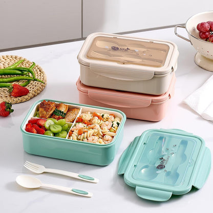 ® 3 Pack Bento Boxes for Adults/Kids, 1100 ML Bento Lunch Box with Spoon & Fork, Lunch Box Containers, Bento Box for Dining Out, Work, Picnic, Bpa-Free, Microwave & Dishwasher Safe7
