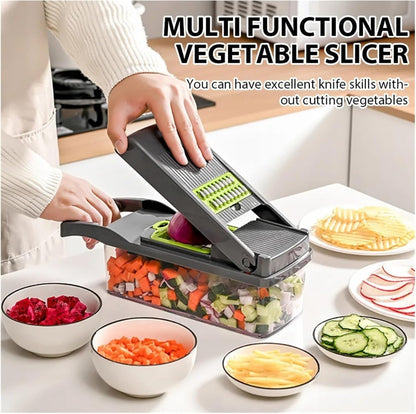 16Pcs Vegetable Chopper Grater Slicer Dicer Cutter Egg Separator Peeler Kitchen2