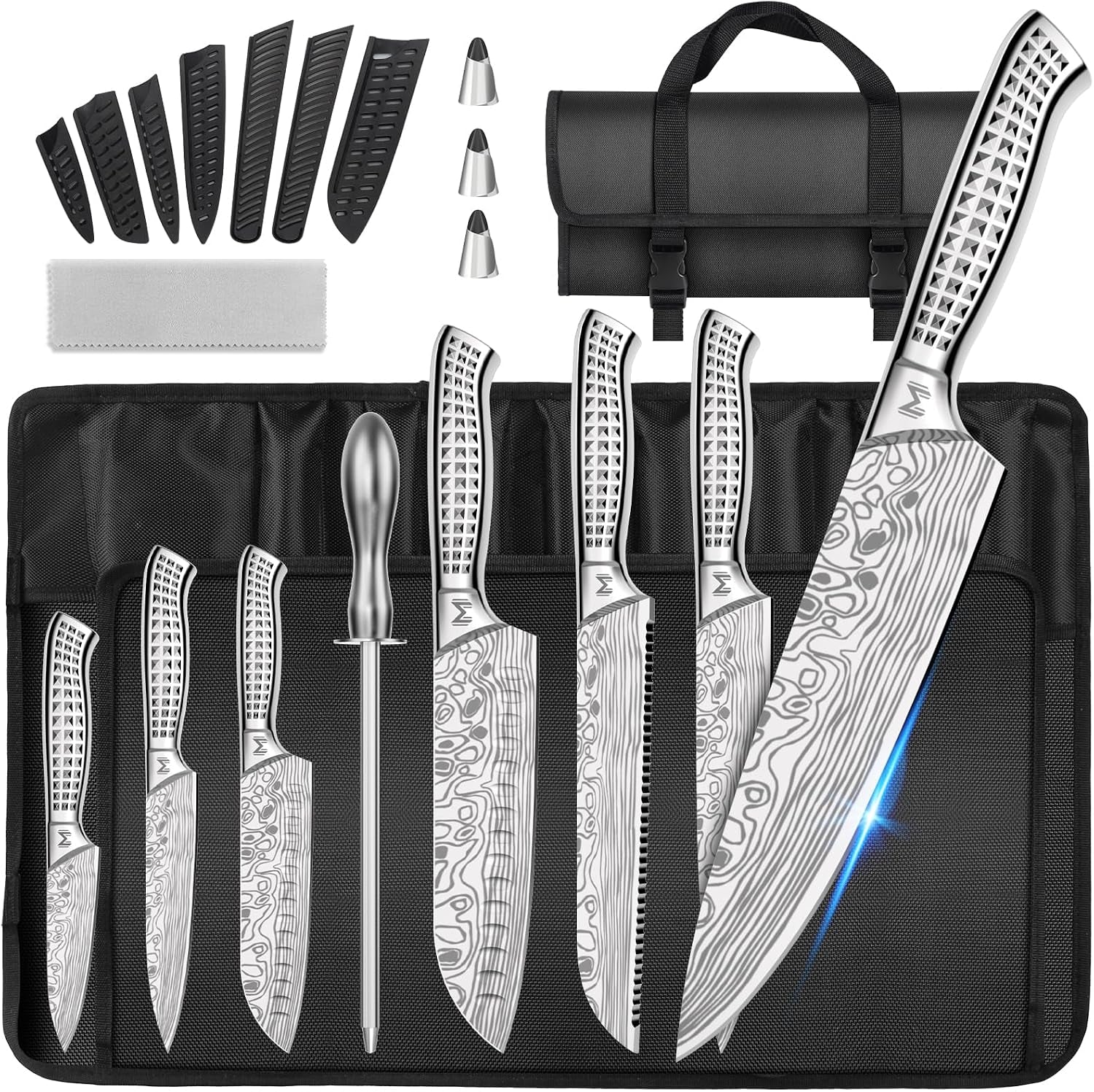 12pcs-portable-kitchen-knife-set-high-carbon-stainless-steel-professional-chef-knife-set-with-sharpener-oxford-roll-bag-suitable-for-home-outdoor-travel-camping-and-bbq