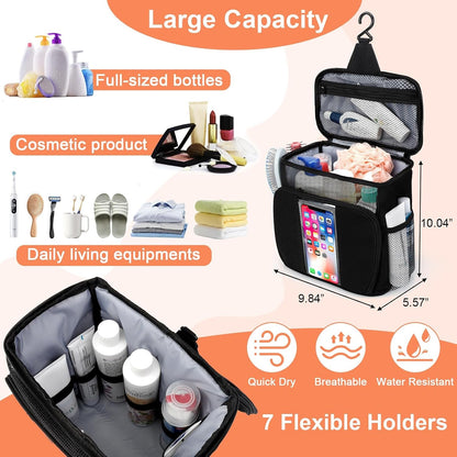 Dorm Room Essentials for Guys, Quick Dry Mesh Shower Caddy, Travel Toiletry Bag for Men and Women, Travel Cruise Ship Camping Essentials, Large Makeup Organizer for Full-Sized Toiletries Gifts for Men3
