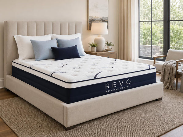 Cooling Gel Memory Foam Hybrid Mattress, 14 Inch Queen, Medium Firm3