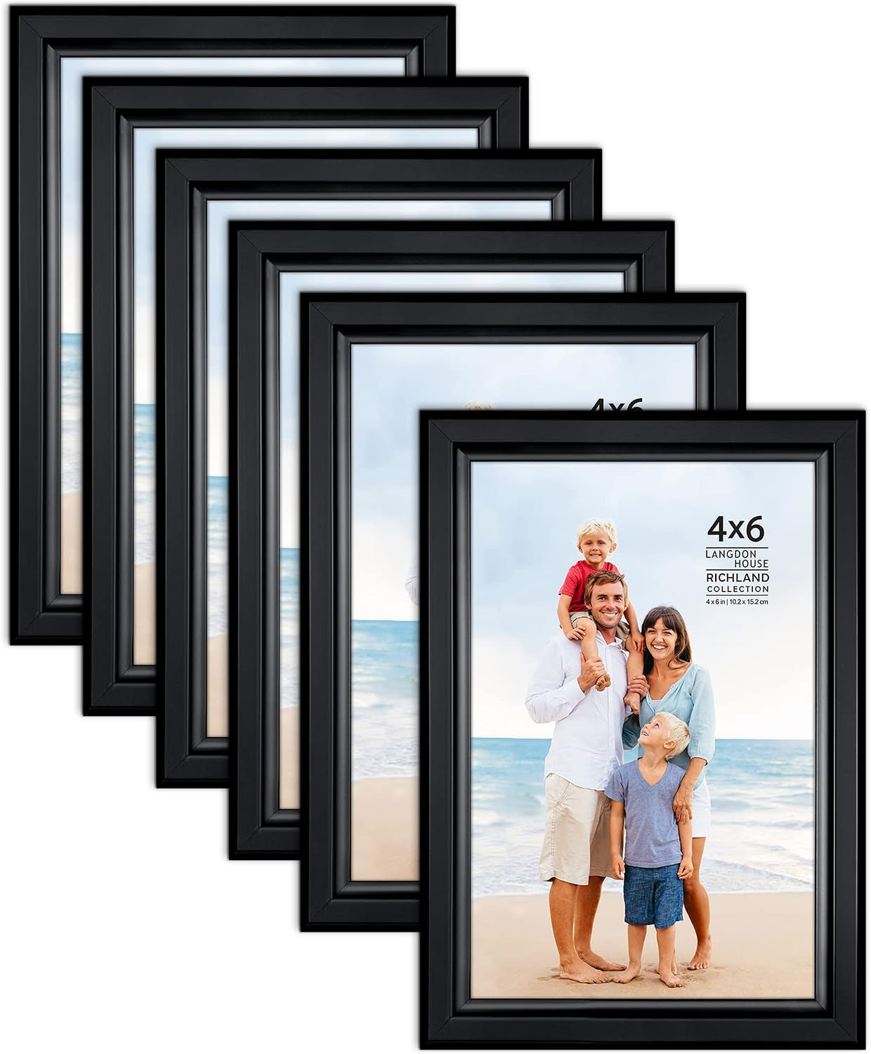 4x6-picture-frames-set-black-6-pack-distinguished-edging-for-classic-style-richland-collection
