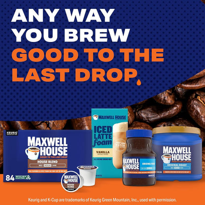 K-Cup® Coffee Pods, 84 Ct Box, House Blend Medium Roast | Full-Flavored & Lively Medium Roast Coffee Pods, Smooth & Delicious, Rich Aroma, Compatible with All Keurig Brewers9