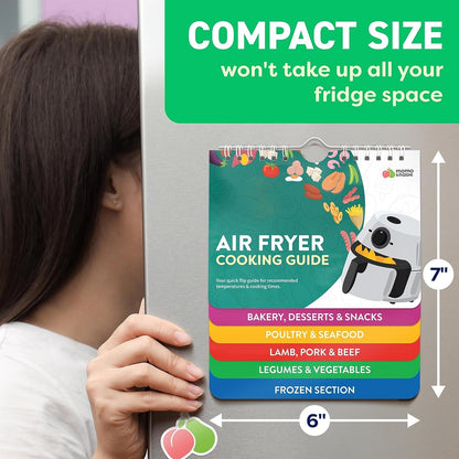 Air Fryer Cheat Sheet Magnets Booklet - Air Fryer Cookbook for Beginners - Air Fryer Liners - Air Fryers Kitchen Gifts Gadgets 2026 - Air Fryer Accessories Cook Books Kitchen+Gadgets Cooking Guide4