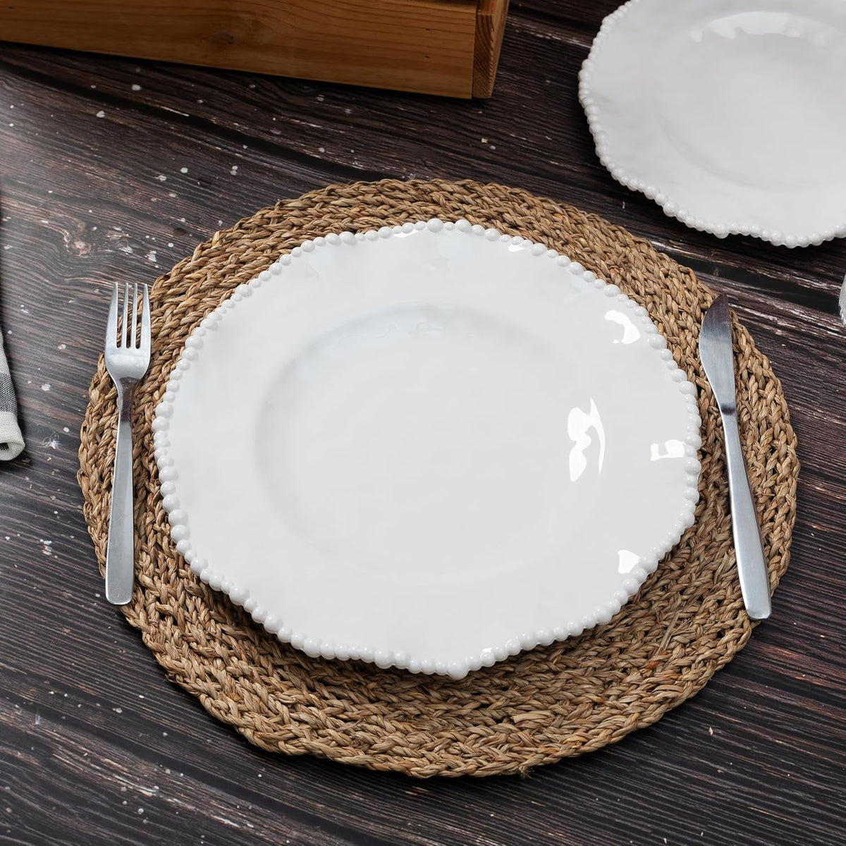 creamy-beaded-melamine-dinnerware-sets-set-of-6-18-piece-farmhouse-plates-and-bowls-set-lightweight-bpa-free-scalloped-rim-dishes-dinner-serving-set-for-indoor-outdoor-use-off-white