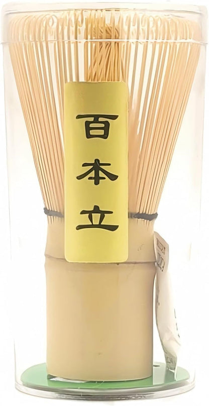 Matcha Whisk - Bamboo Whisk for Matcha Powder, Handcrafted Organic Traditional Japanese Chasen, 100-Prong Matcha Stirrer Wisk Mixer Brush for Authentic Tea Preparation1