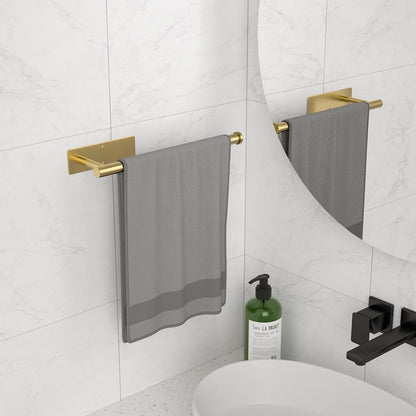 Paper Towel Holder under Cabinet, Self-Adhesive,No Drilling, Stainless Steel, Wall-Mounted for Kitchen and Bathroom, Easy Install, Durable, Space-Saving, Ideal for Home, RV (Gold, 1 Pack)7