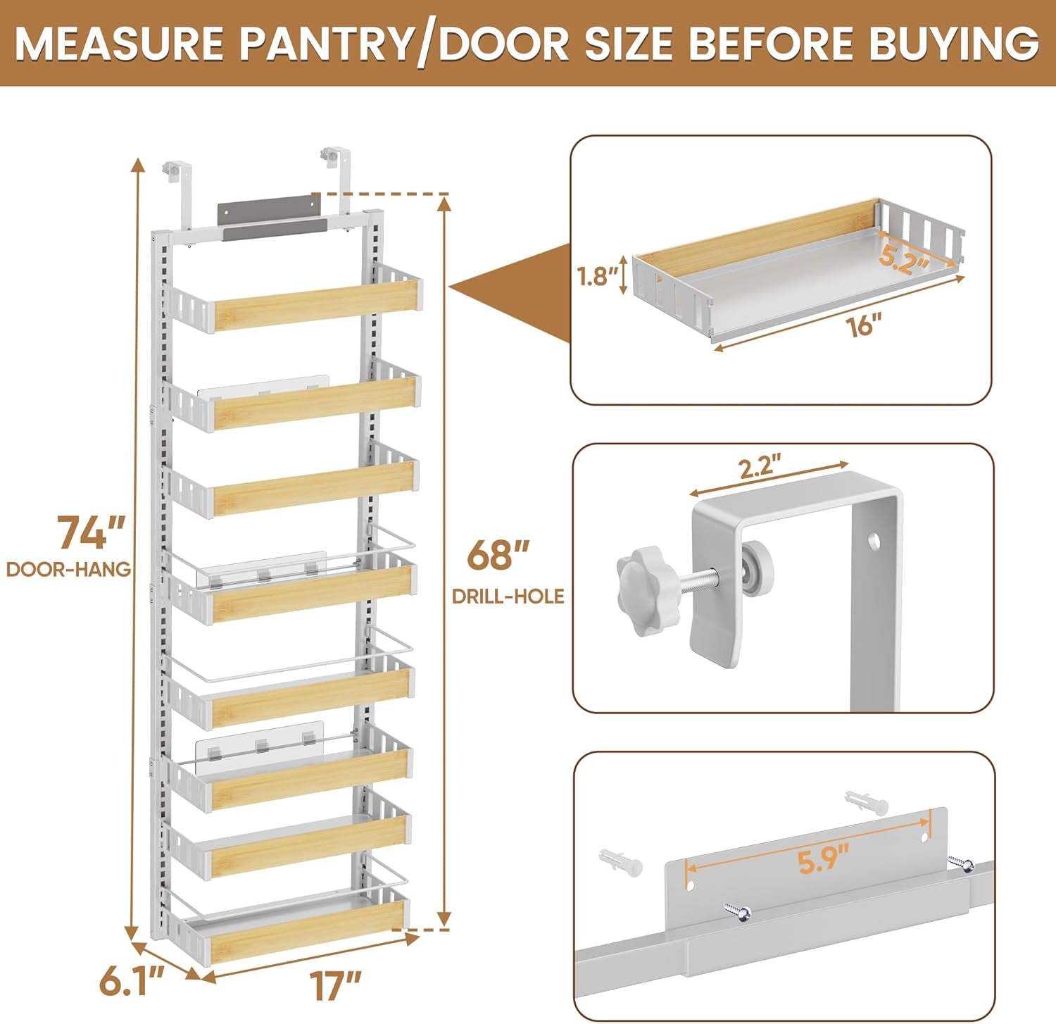 8-tier-over-the-door-pantry-organizer-2-in-1-wall-mount-or-hanging-spice-rack-seasoning-shelves-with-adjustable-basket-back-of-door-organizer-and-storage-for-kitchen-cabinet-and-room-closet