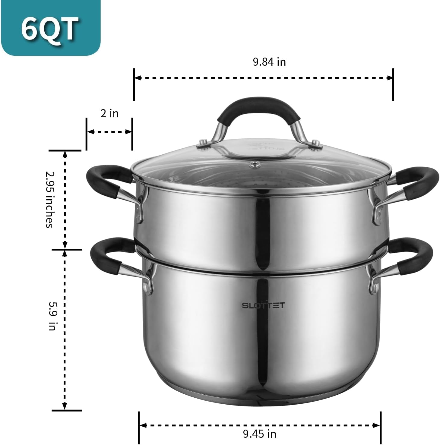 6-quart-stainless-steel-stock-pot-with-steamer-6-qt-multipurpose-stockpot-with-stay-cool-silicone-handle-and-glass-lid-soup-pot-for-cooking