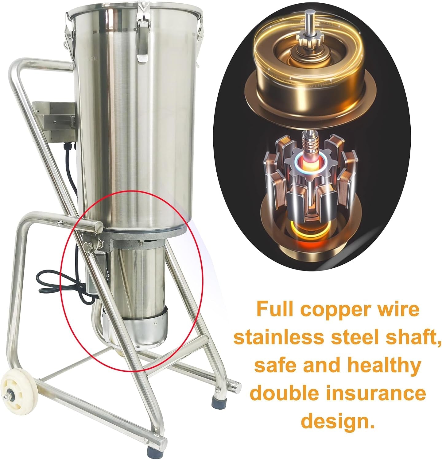 commercial-food-processor-electric-food-chopper-cutter-stainless-steel-meat-grinder-movable-meat-mincer-food-cutting-machine-double-knives-32l-for-fruit-vegetable-meat-grains-garlic-110v