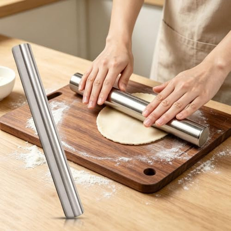 10-inch-stainless-steel-hollow-rolling-pin-professional-metal-dough-roller-for-baking-pizza-pie-cookies-dumplings-non-stick-dishwasher-safe