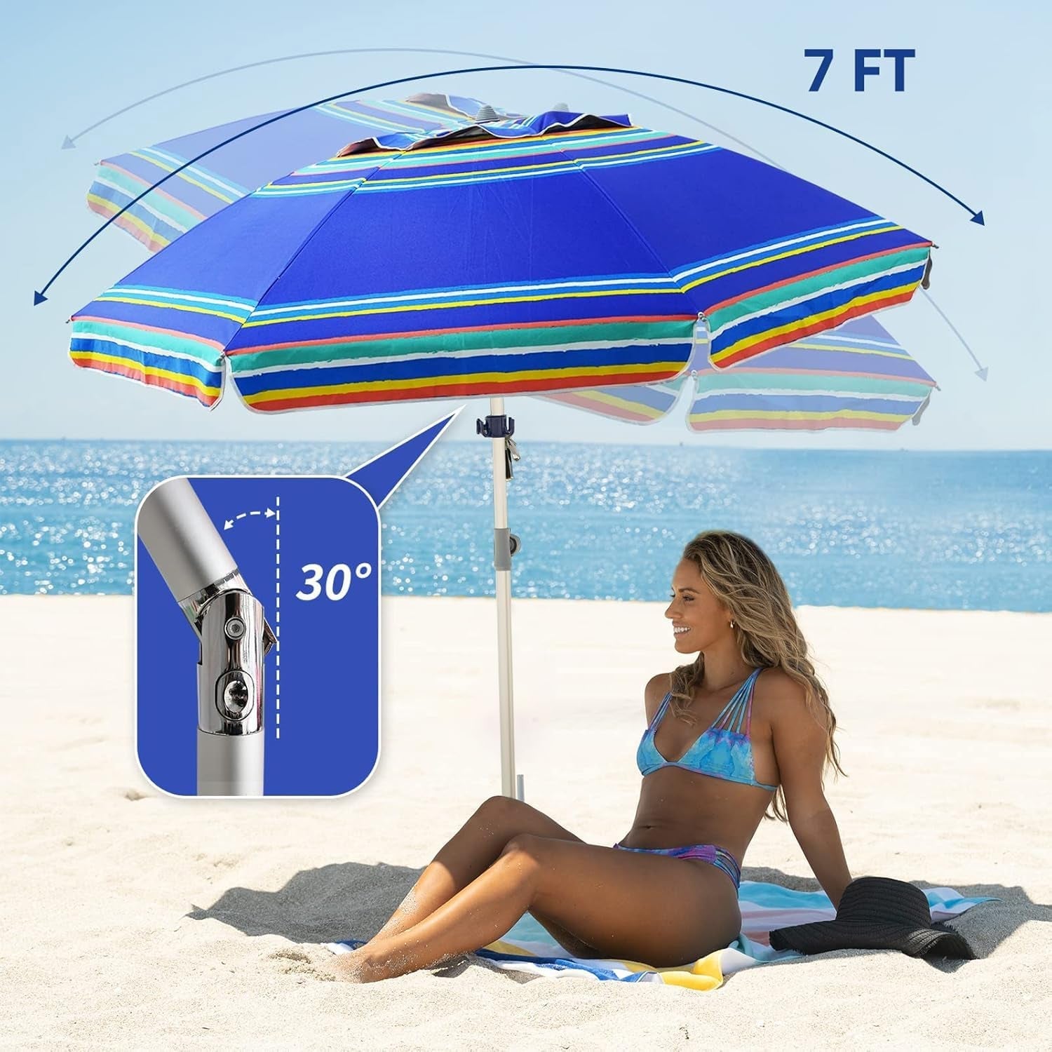 7ft-heavy-duty-high-wind-beach-umbrella-parasols-with-sand-anchor-vent-tilt-upf-50-sun-protection-portable-outdoor-sunshade-umbrellas-carry-bag-for-patio-garden-pool-backyard-blue