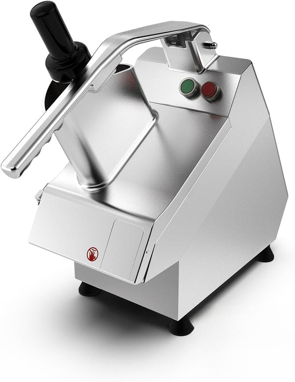 Commercial Vegetable Chopper with 6 Blades, Electric Food Processor for Slicing Dicing Shredding, Professional Cheese Grater, 550W Veggie Cutter for Restaurant, Hotel School, Cafeteria, Buffet1
