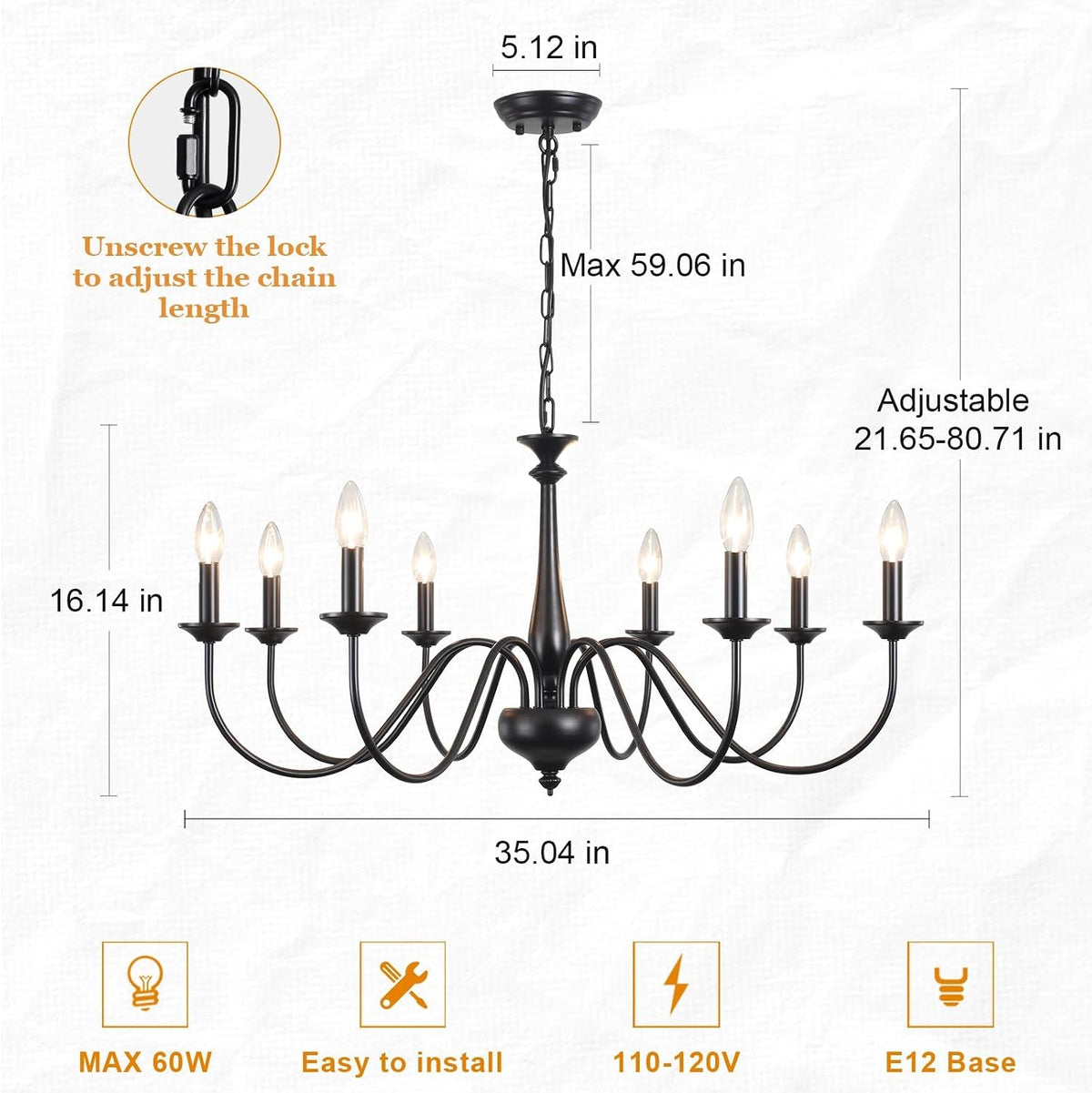 35-farmhouse-chandelier-8-light-matte-black-classic-iron-candle-pendant-lighting-adjustable-chain-ceiling-light-fixture-for-sloped-ceiling-dining-room-kitchen-island-foyer
