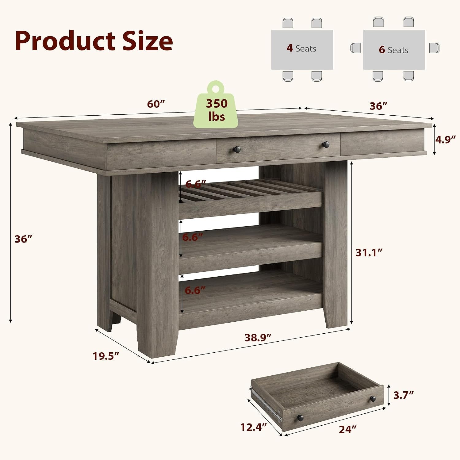 counter-height-dining-table-with-2-drawers-36-farmhouse-wooden-large-bar-kitchen-table-with-wine-rack-3-shelves-rectangular-thick-frame-for-kitchen-bar-entertaining-retro-gray