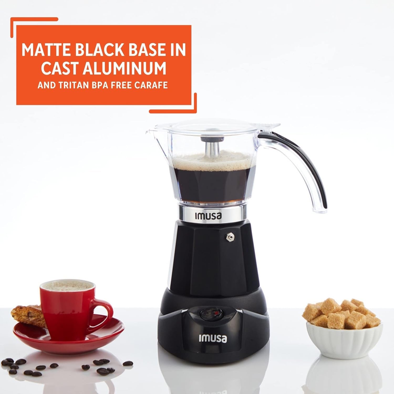 6-or-3-cup-electric-espresso-maker-with-cool-touch-handle-black-bare-cast-aluminum-finish-detachable-cool-touch-base-ideal-for-cuban-coffee-perfect-for-entertaining