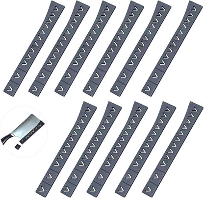 15 Pack Knife Edge Guard Universal Knife Guards Kitchen Knife Sheath Blade Cover Protector for Chef'S Knife Meat Cleaver Knives Cutlery Knife Set Santoku Fillet Knife Bread Knife Paring Knife1