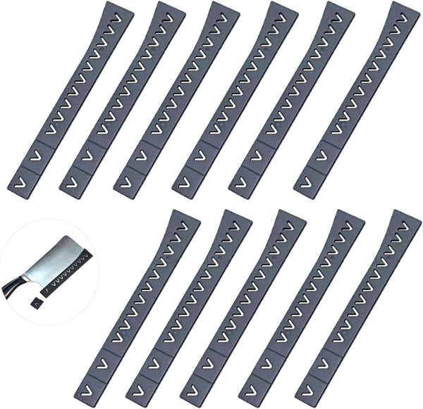 15 Pack Knife Edge Guard Universal Knife Guards Kitchen Knife Sheath Blade Cover Protector for Chef'S Knife Meat Cleaver Knives Cutlery Knife Set Santoku Fillet Knife Bread Knife Paring Knife1