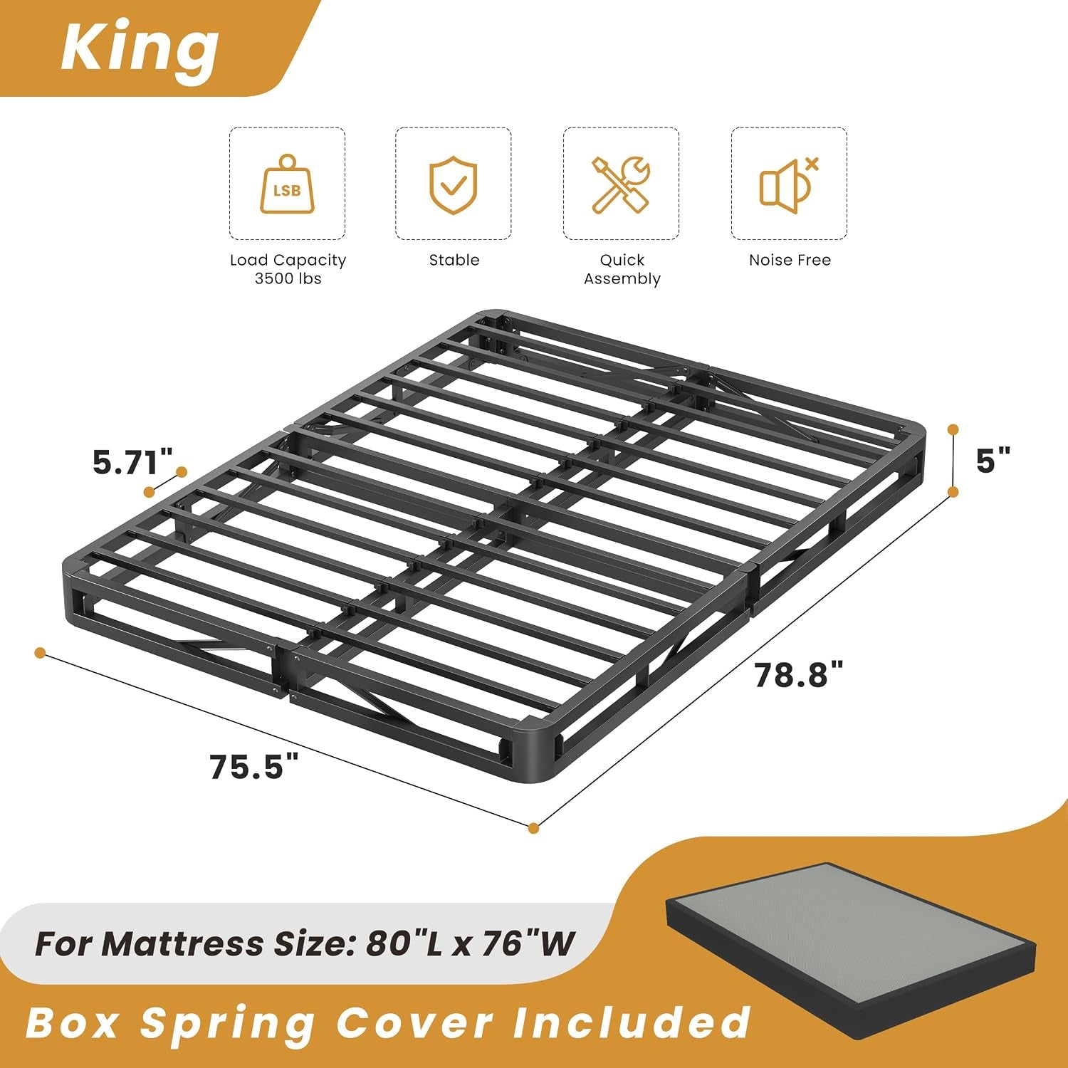 5-inch-king-box-spring-low-profile-metal-bed-base-with-boxspring-cover-3500-lbs-black-heavy-duty-support-round-corner-design-metal-mattress-foundation-no-squeaky-easy-assembly-noise-free