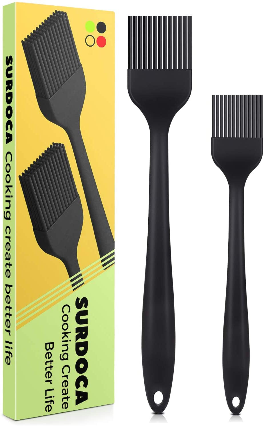 silicone-pastry-basting-brush-2pcs-10-8-in-heat-resistant-brush-for-baking-cooking-food-bpa-free-kitchen-brush-for-sauce-butter-oil-stainless-steel-core-design-for-barbecue-bbq-grilling