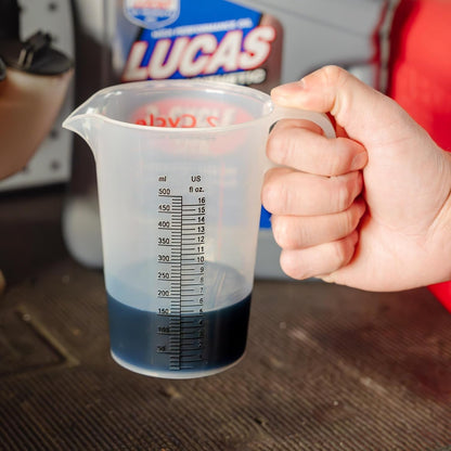 2 Stroke Oil Measuring Cup - 16 Oz Oil Gas Mixing Pitcher with 15-In-1 Ratio Conversion Chart for Outboard Motors, Chainsaws, Weed Eaters, Lawn Equipment, Atvs, Boats, Snowmobiles, Trimmers, Blowers7