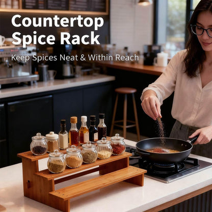 Spice Rack Organizer for Cabinets,Countertop & Pantries6