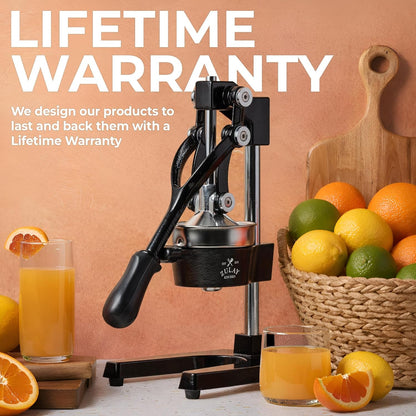 Cast Iron Juicer - Heavy Duty Orange Juicer with Detachable Strainers for Easy Cleaning, Citrus Press for Citrus Fruits, Perfect for Bartenders, Juice Lovers & Health Enthusiasts6