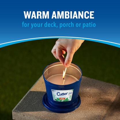 Outdoor Candle 17 Oz, Reduces the Presence of Mosquitoes, 6 Pack6