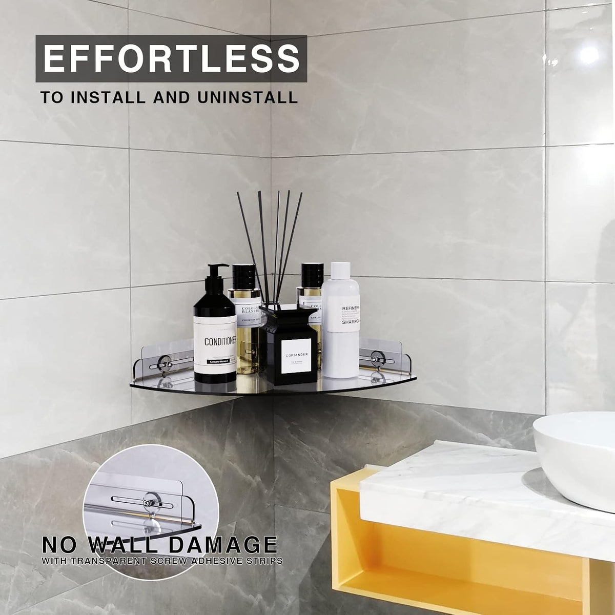 acrylic-corner-shelf-2-pack-adhesive-shower-caddy-0-12-thick-shatter-resistant-clear-bathroom-corner-shelves-for-tile-wall-no-drill-renter-friendly-10-10-inch-20-lbs-capacity