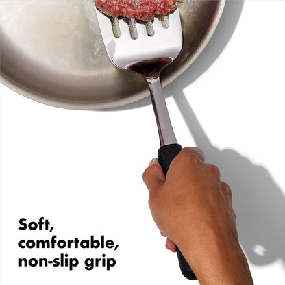 OXO Good Grips Stainless Steel Turner, Cooking Spatula, Heat Resistant | Flexible Head for Fish, Stainless Steel Spatula, Comfortable Grip, Kitchen Turner for Grilling6
