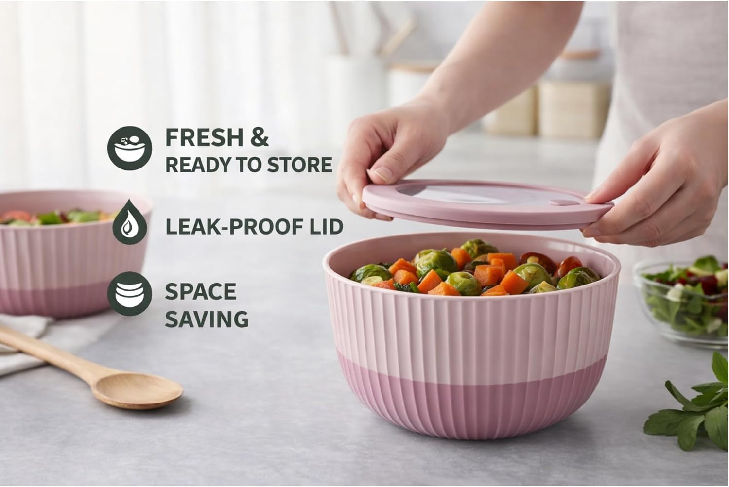 plastic-mixing-bowls-with-lids-8-piece-airtight-leak-proof-nesting-bpa-free-prep-bowl-set-for-kitchen-food-storage-500ml-1300ml-2600ml-4200ml-microwave-dishwasher-safe-pink