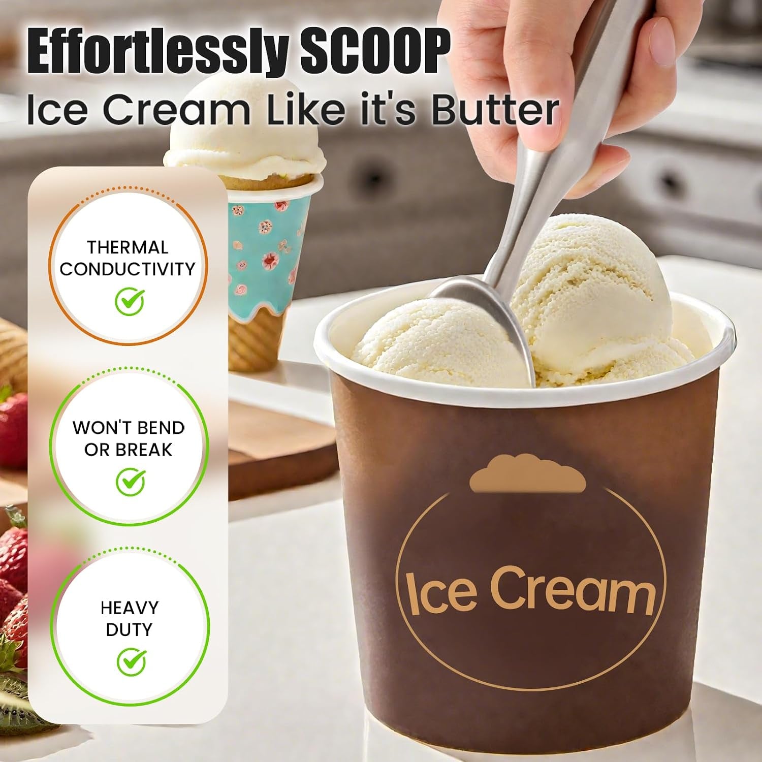stainless-steel-ice-cream-scoop-heavy-duty-ice-cream-scooper-with-ergonomic-handle-one-piece-metal-ice-cream-spoon-for-gelato-sorbet-cookies-durable-easy-to-use-dishwasher-safe