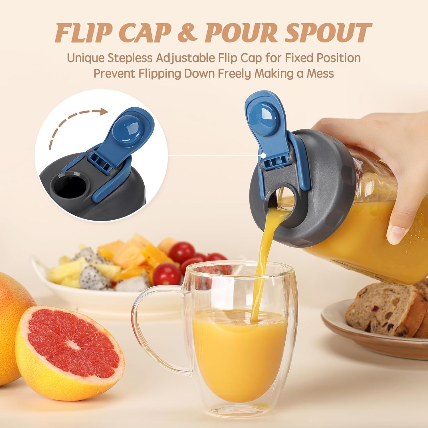 4-pack-mason-jar-lids-pour-spout-wide-mouth-flip-cap-leak-proof-2-gray-red-2-gray-blue-airtight-lids-for-ball-brand-wide-mouth-mason-jars-jars-not-included
